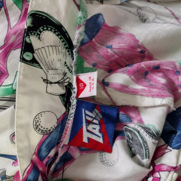 TAIL Women’s Golf Shorts Size 10 Multicolor Golf Print Casual Resort Shorts - Picture 10 of 10